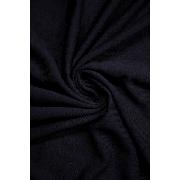 Fekete egyszínű 95% viszkóz 5% elasztán, 180cm széles viszkóz jersey.