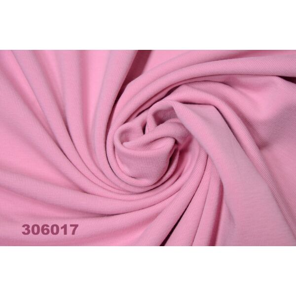 elasztikus egyszínű pamut jersey /rózsaszín