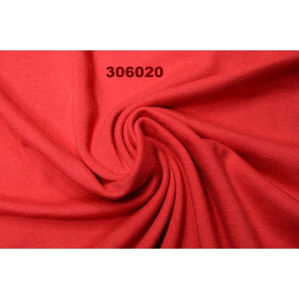 elasztikus egyszínű pamut jersey /piros