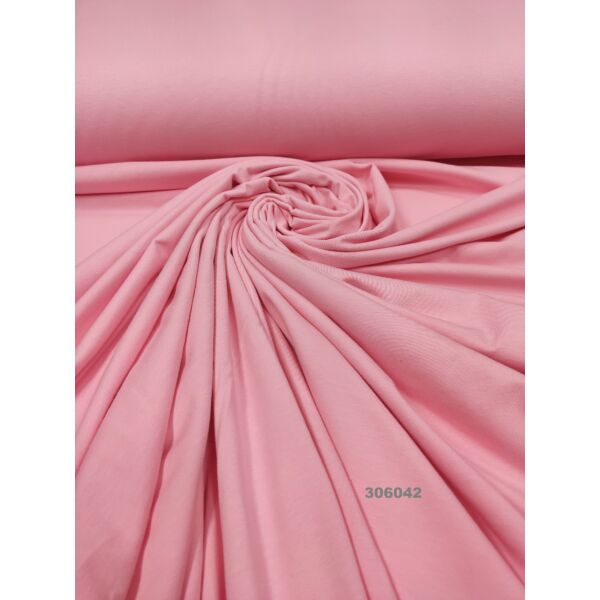 elasztikus egyszínű pamut jersey /puncs rózsaszín
