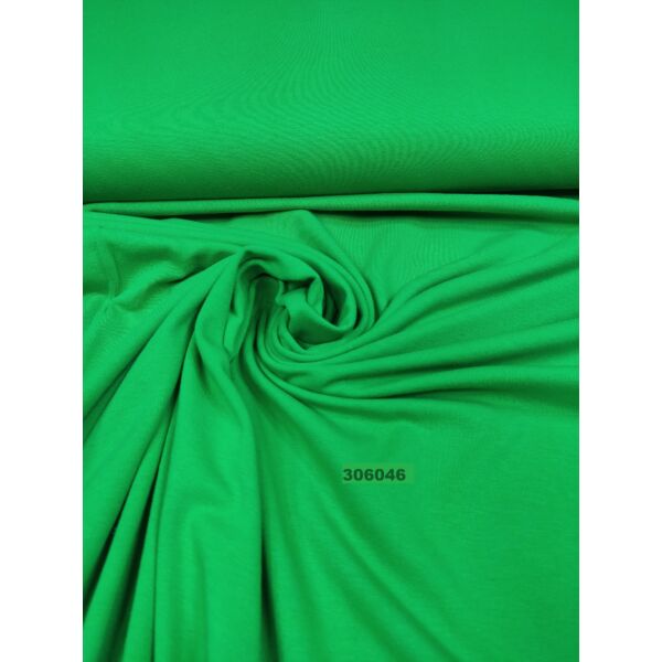 elasztikus egyszínű pamut jersey /fűzöld