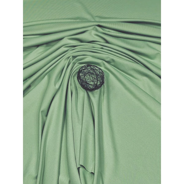 elasztikus jersey /micropolyester /almazöld
