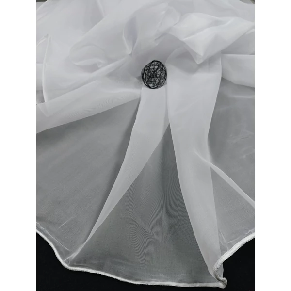 fényáteresztő függöny /napfátyol voile /fehér /300cm széles(FÉLMÉTER)