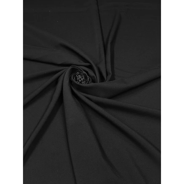 elasztikus kevertszálas szövet /T/R twill /vastag /Fekete(FÉLMÉTER)