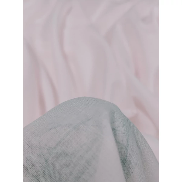 egyszínű felhő voile /világos rózsaszín