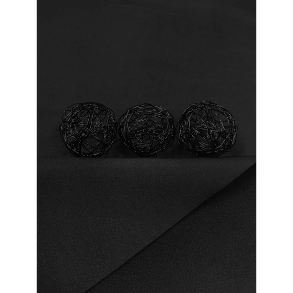 egyszínű softshell /10.000mm-ig vízálló /fekete(FÉLMÉTER)