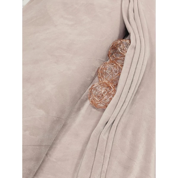 elasztikus egyszínű plüssvelúr /dusty rose(FÉLMÉTER)