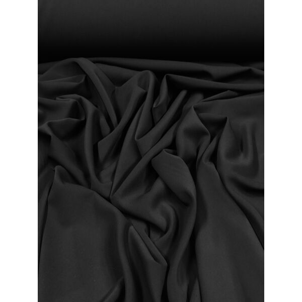 egyszínű elasztikus muszlin /fekete