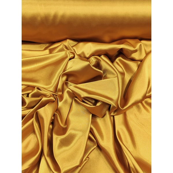 egyszínű elasztikus szatén /arany