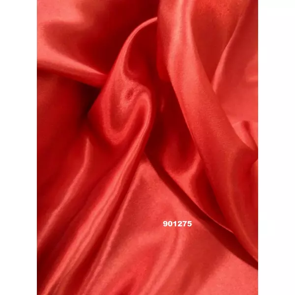 egyszínű elasztikus szatén /piros(FÉLMÉTER)
