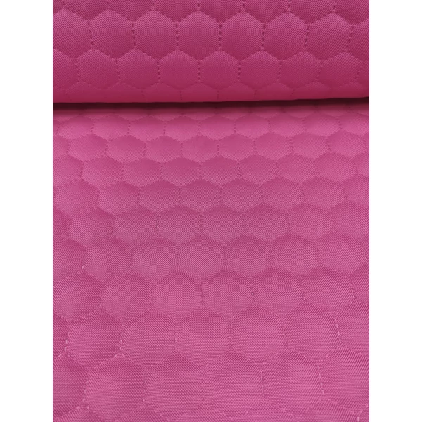 steppelt anyag /vízlepergetős /méhsejt mintás (méhsejt 3,4cm×3,4cm) /pink