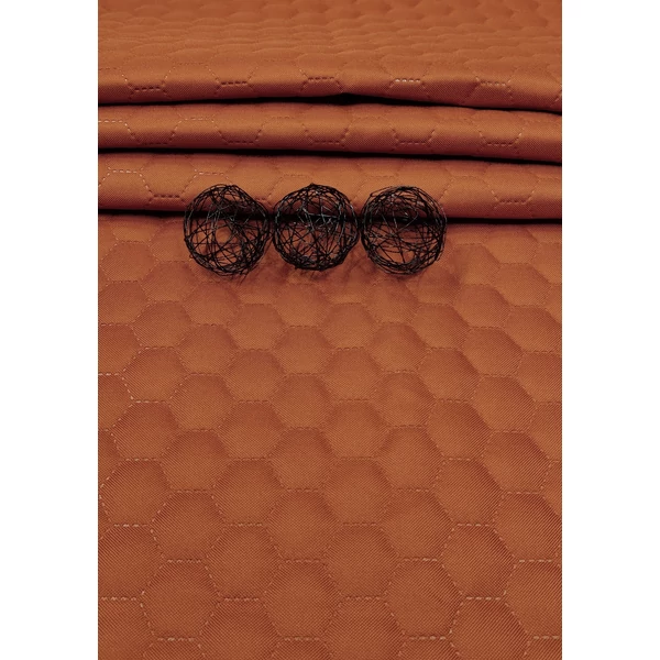steppelt anyag /vízlepergetős /méhsejt mintás (méhsejt 3,4cm×3,4cm) /terrakotta