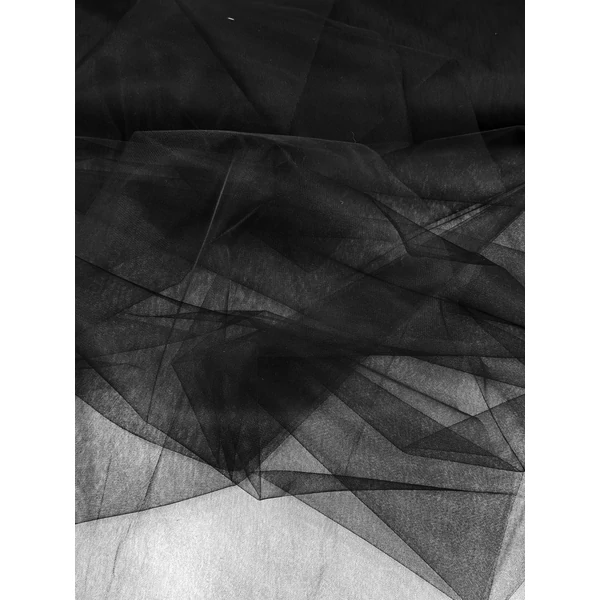 keményebb puha tüll /300cm széles /fekete