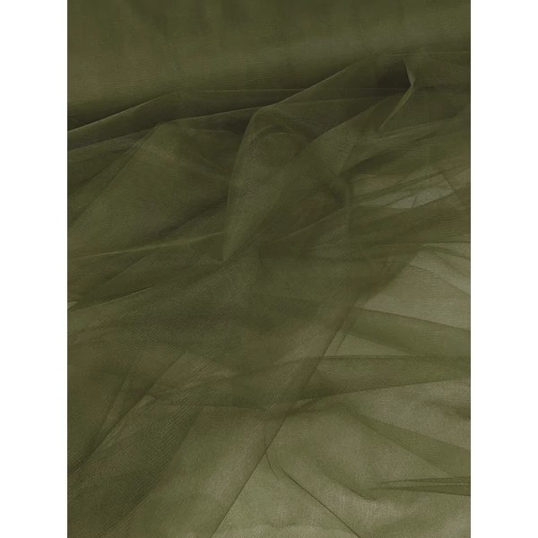 puha tüll /300cm széles /olivazöld