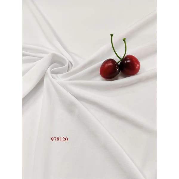 Elasztikus jersey /micropolyester /fehér(FÉLMÉTER)