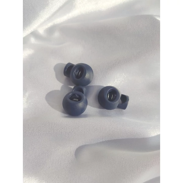rugós zsinórvég /15mm×18mm /sötétkék