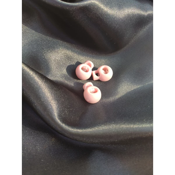 rugós zsinórvég /15mm×18mm /rózsaszín