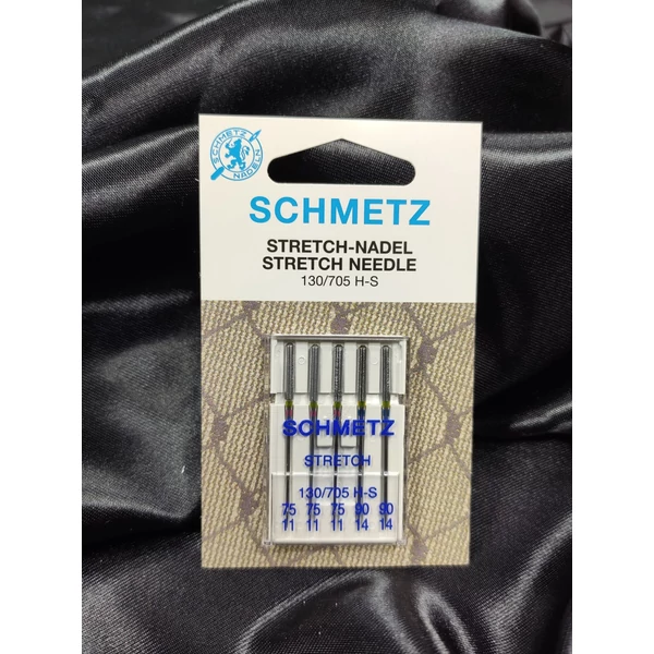 SCHMETZ stretch háztartási varrógéptű készlet (130/705 H-S) /nikkel /75-90