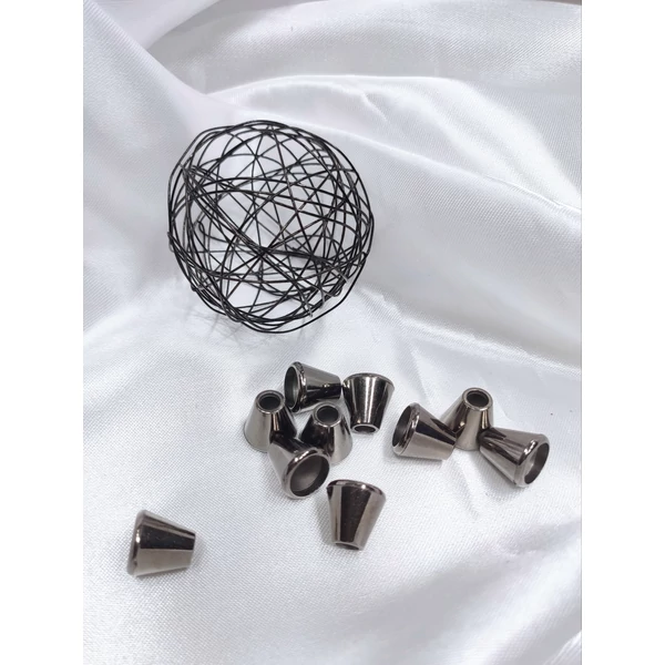műanyag zsinórvég /4,5mm /nikkel-fekete